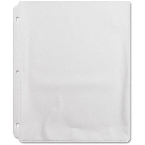 Sparco Top-Loading Vinyl Sheet Protectors For Letter 8 1/2" x 11" Sheet - Ring Binder - Non-glare - Vinyl - 50 / Box (73908)