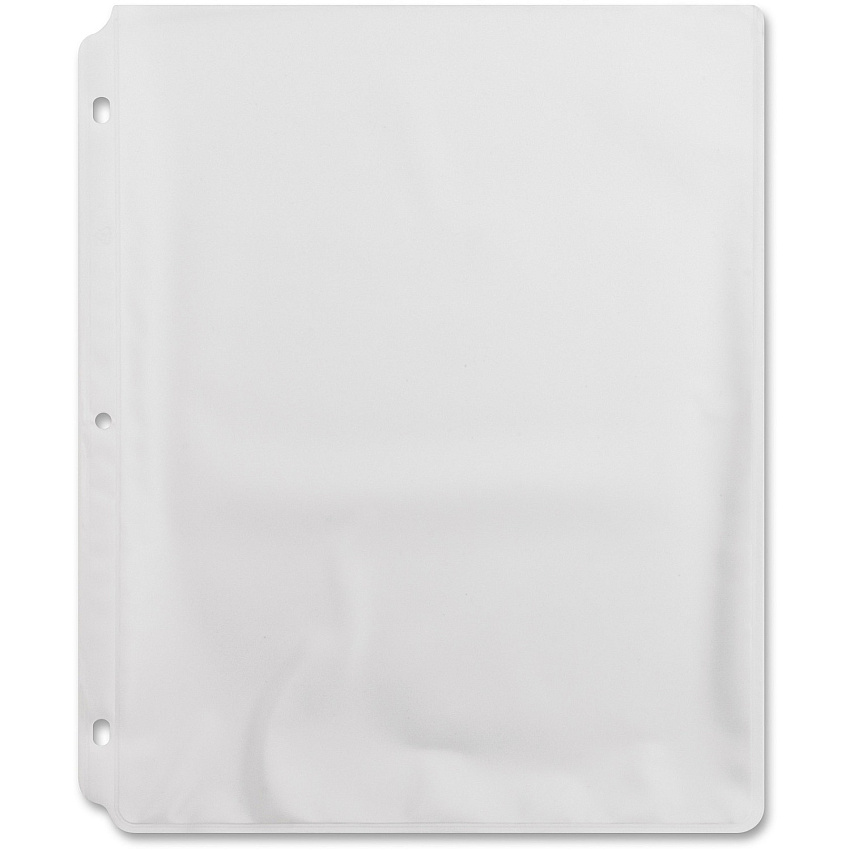 Sparco Top-Loading Vinyl Sheet Protectors For Letter 8 1/2" x 11" Sheet - Ring Binder - Non-glare - Vinyl - 50 / Box (73908)