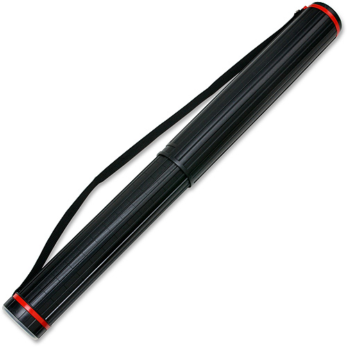 Chartpak 948 72/124 Carrying Case Document - Black Plastic Body - 3.5" Diameter - 1 Each (RLTUBE)
