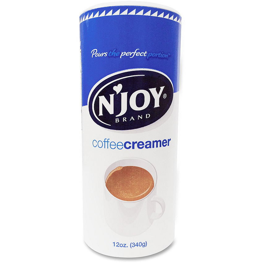 Njoy N'Joy Nondairy Creamer Regular Flavor - 0.75 lb (12 oz) - 1 Each (90780)