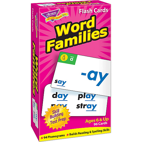 Trend Word Skill Building Flash Cards Educational - 1 Each (T53014)