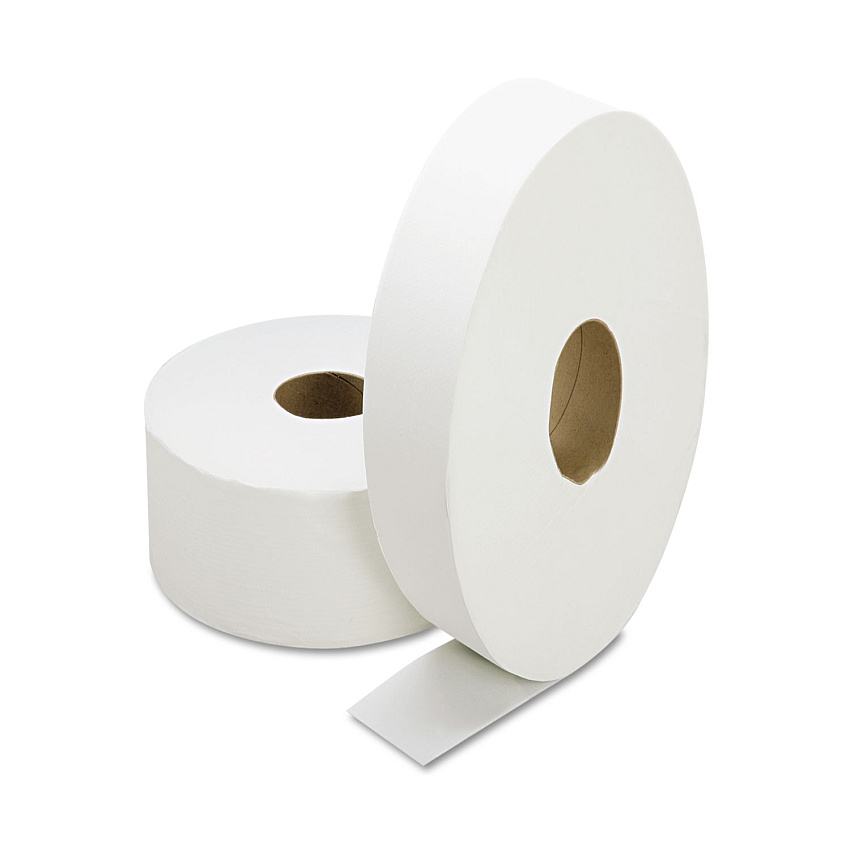 AbilityOne&reg; Jumbo Roll Toilet Paper, 2-Ply, 2,000-ft, 6 Rolls (NSN5909068)