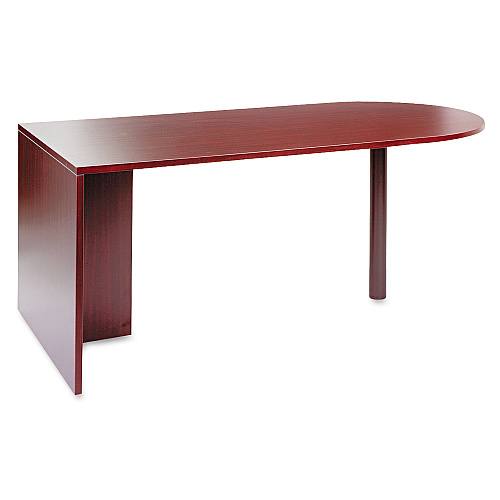 Alera Valencia Series D-Top Desk, 71" x 35.5" x 29.63", Mahogany (ALEVA277236MY)