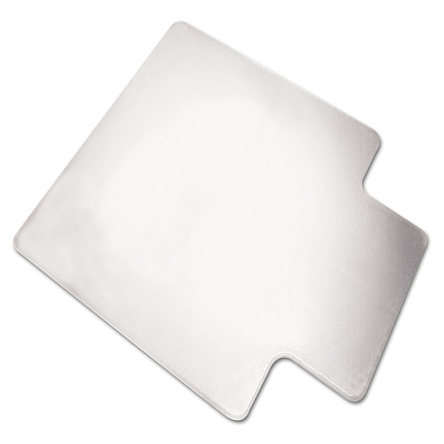 AbilityOne 7220015772530, SKILCRAFT PVC Chair Mats, High Pile Carpet, 60 x 46, Clear