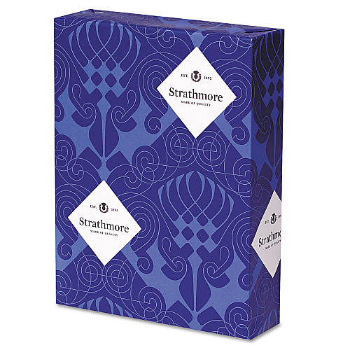 Strathmore Premium Business Stationery, 96 Bright, 24 lb Bond Weight, 8.5 x 11, 100% PC White, 500/Ream (190504)