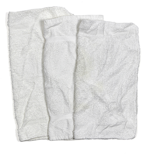 Reclaimed Terry Washcloths - 25lbs (517-25)