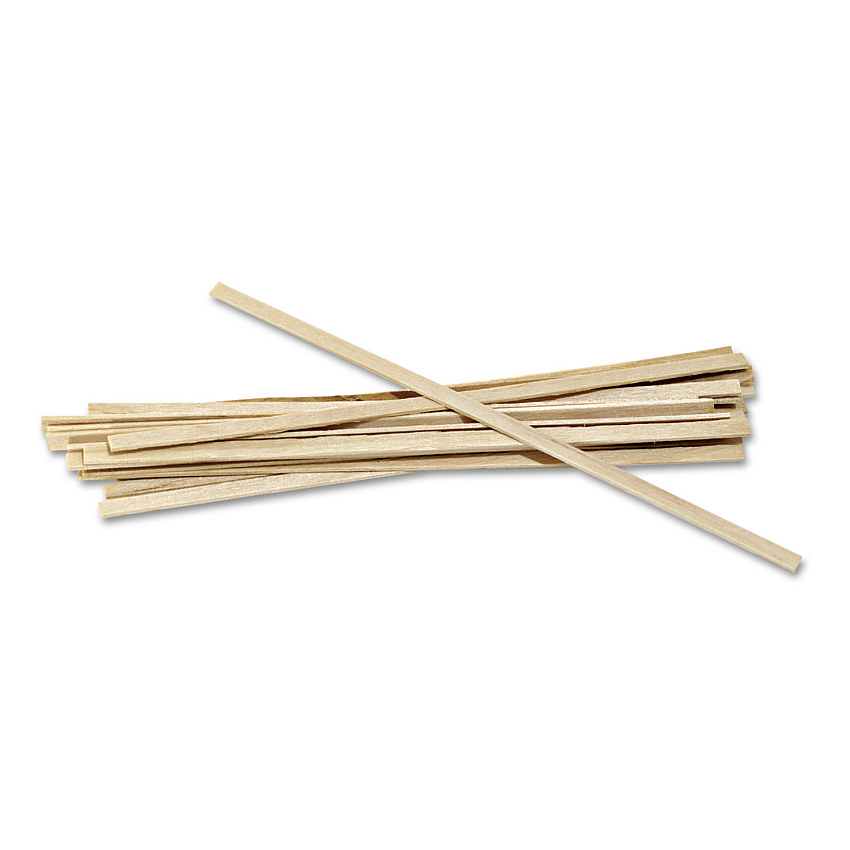 AmerCareRoyal Wood Coffee Stirrers, 5.5", 10,000/Carton (R810CT)