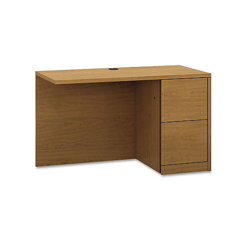 HON 10500 Series L Workstation Return, Full-Height Right Ped, 48w x 24d x 29.5h, Harvest (105905RCC)