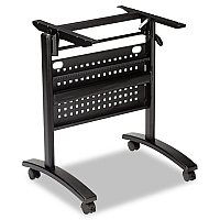 Alera Valencia Flip Training Table Base, Modesty Panel, 28.5w x 19.75d x 28.5h, Black (ALEVA734836BK)