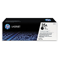 HP 35A, (CB435A) Black Original LaserJet Toner Cartridge