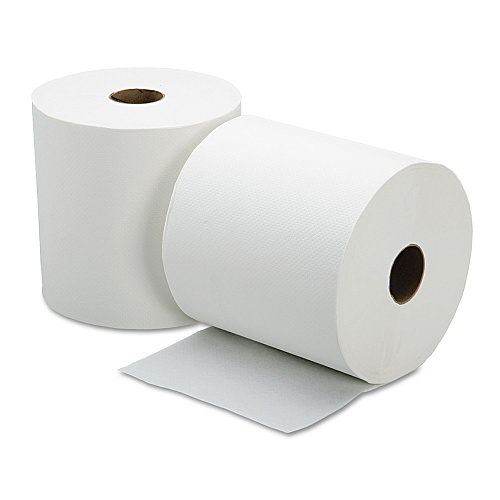Skilcraft&reg; Hardwound Paper Towels, White ,800-ft., 6 Rolls (5923324)