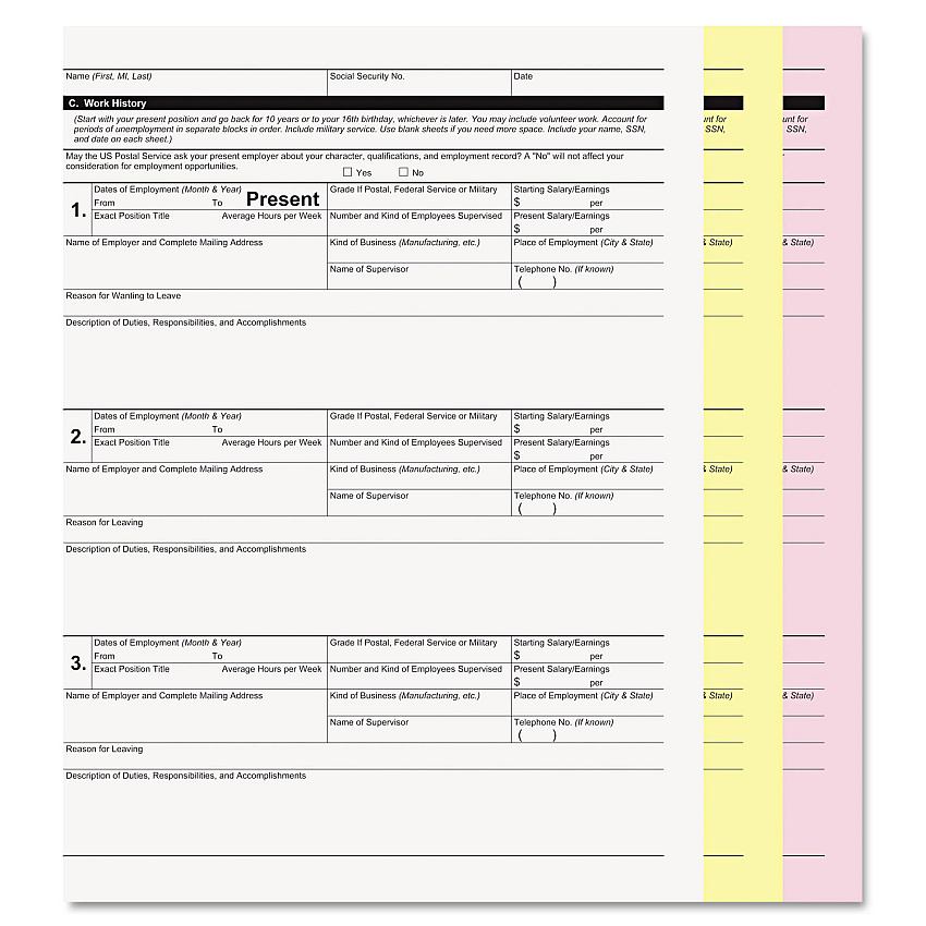 ICONEX Digital Carbonless Paper, 3-Part, 8.5 x 11, White/Canary/Pink, 835/Carton (90771007)