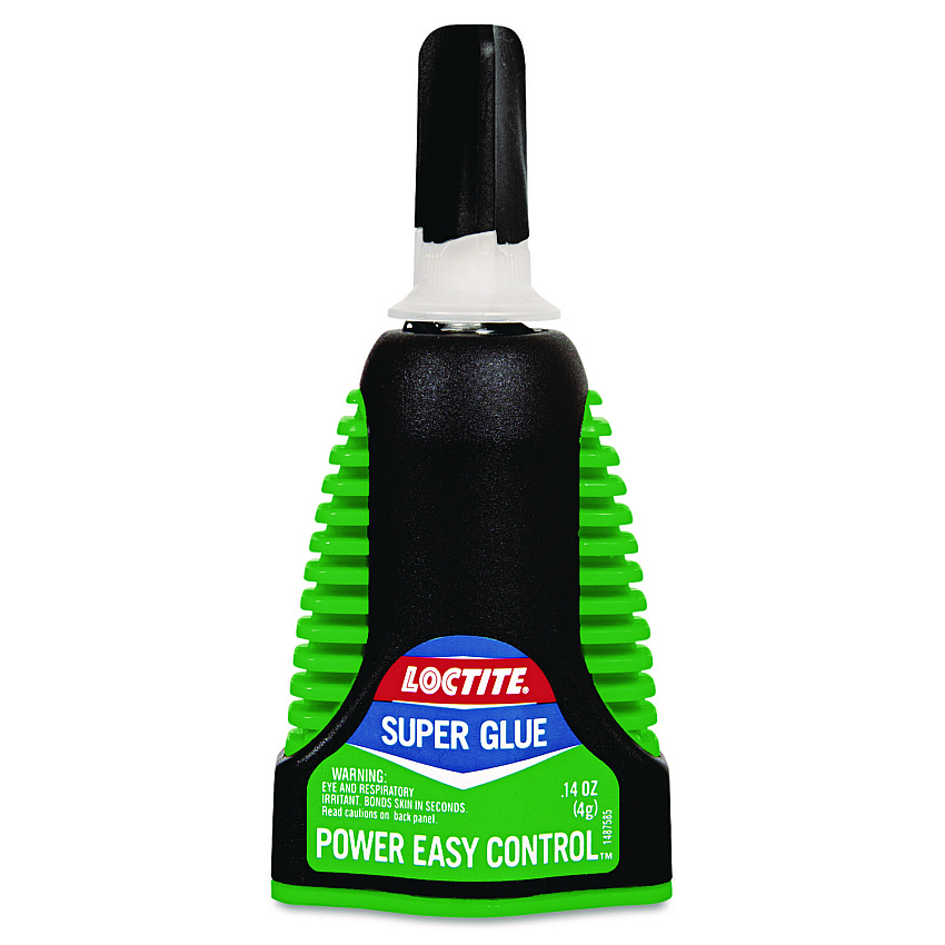 Loctite Extra Time Control Super Glue, 0.14 oz, Dries Clear (1503244)