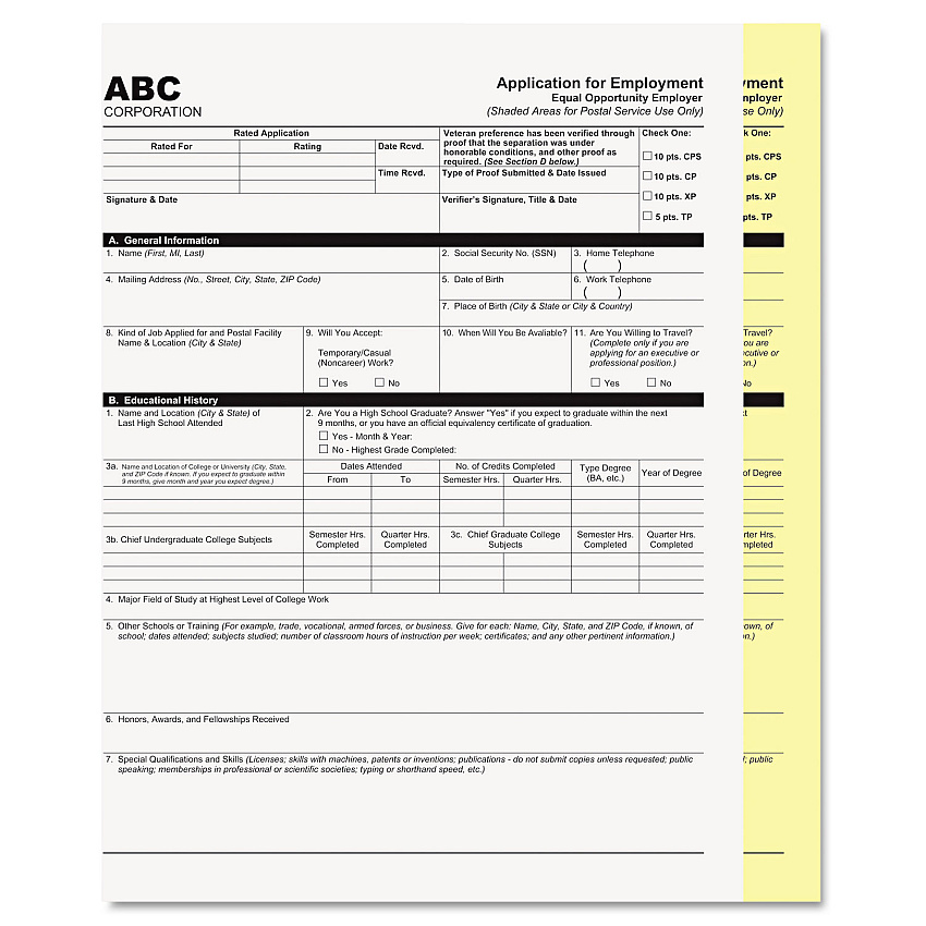 ICONEX Digital Carbonless Paper, 2-Part, 8.5 x 11, White/Canary, 2,500/Carton (90771003)