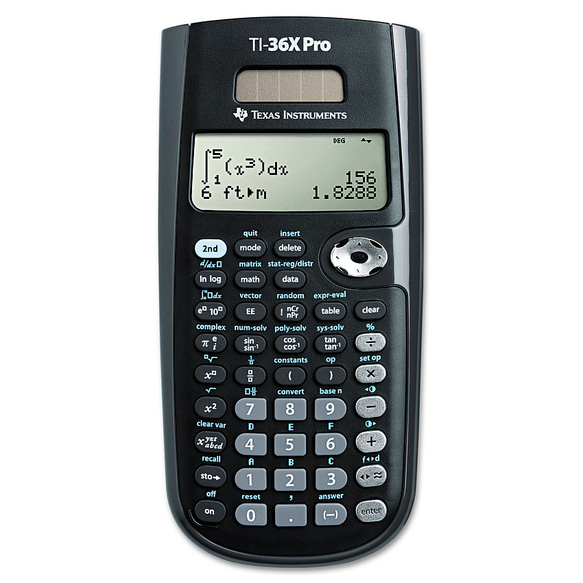 Texas Instruments TI-36X Pro Scientific Calculator, 16-Digit LCD