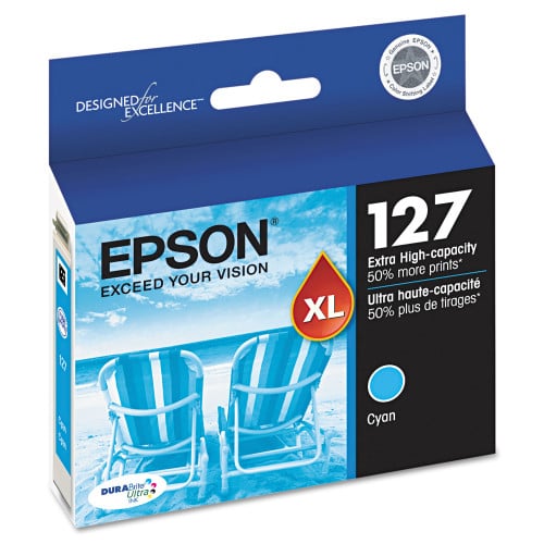 Epson - T127220 (127) Extra High-Yield Ink Cyan "Product Category: Imaging Supplies And Accessories/Inkjet Printer Supplies"