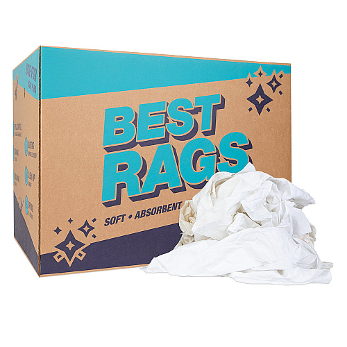 R-w39 Sheet Reclaimed Rags White - 50lb Box (R1-W39-50)