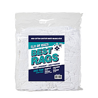 W11 Washcloth Size Terry Wipers White - Case Of 8 Bags (N-W11-5BG-CS)