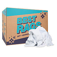 Wpk - Optimal White T-shirt Wipers - New - 50lb Box (N-WPK-50)