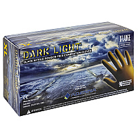 Dark Light Nitrile Powder Free 9 Mil Exam Gloves Black Xl, Case Of 900 (DLG678)