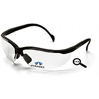 Venture Ii 1.5 Reader Safety Glasses, Clear Lens, Black Frame - 1 Each (SB1810R15)