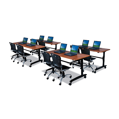 MooreCo Lumina Table Top, Rectangular, 72w x 24d, Cherry (90068)