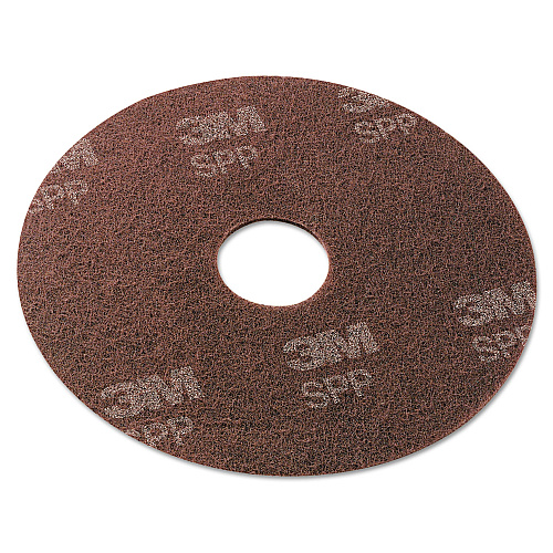Scotch-Brite Surface Preparation Pad, 13" Diameter, Maroon, 10/Carton (SPP13)