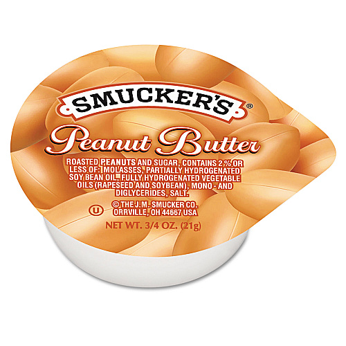 Smucker's Peanut Butter, Single Serving Packs, 0.75 oz, 200/Carton (2282)