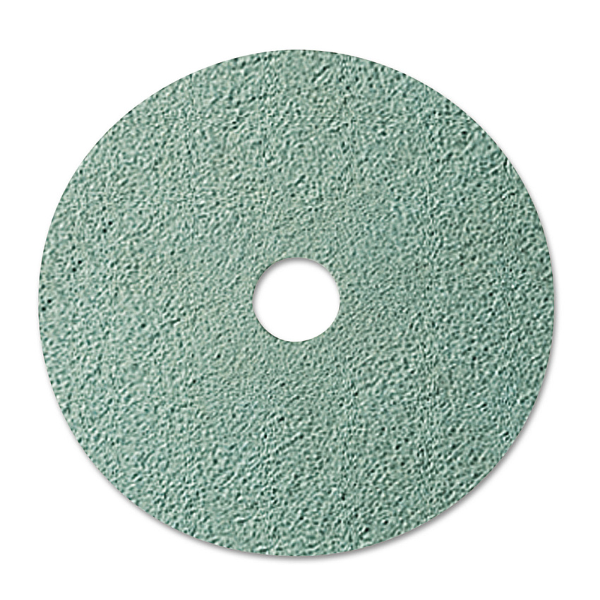 3M Ultra High-Speed Floor Burnishing Pads 3100, 20" Diameter, Aqua, 5/Carton (08753)