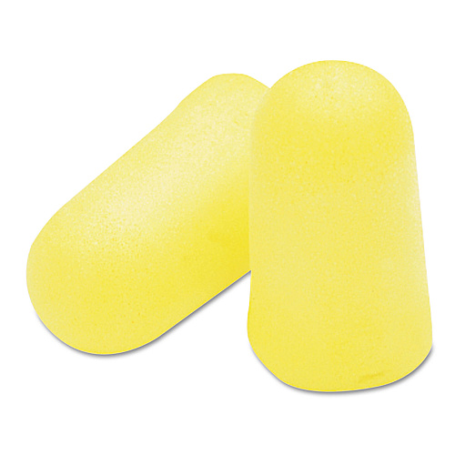 3M E-A-R TaperFit 2 Self-Adjusting Earplugs, Cordless, Foam, Yellow, 200 Pairs (3121219)