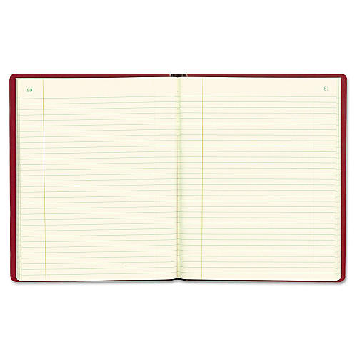 Rediform National Brand Red Vinyl Series Journal, 1-Subject, Medium/College Rule, Red Cover, (300) 10 x 7.75 Sheets (57231)
