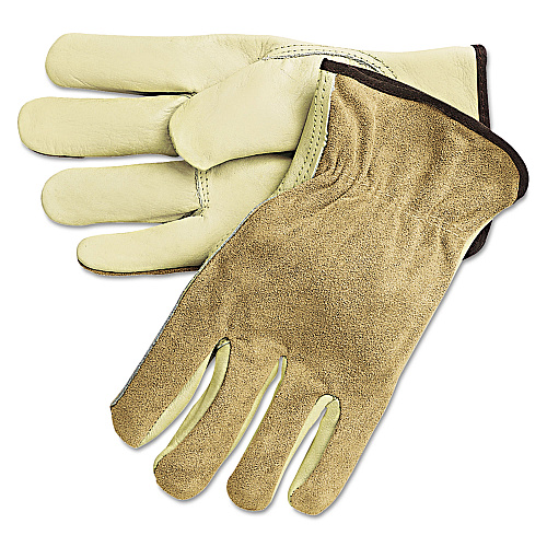MCR Safety 3205L Dual Leather Industrial Gloves
