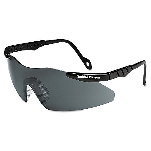Smith & Wesson Magnum 3G Safety Eyewear, Black Frame, Smoke Lens (19823)