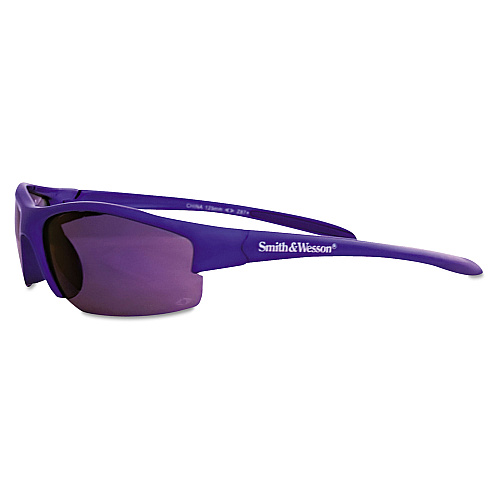 Smith & Wesson Equalizer Safety Eyewear, Blue Frame, Blue Mirror Lens (21301)