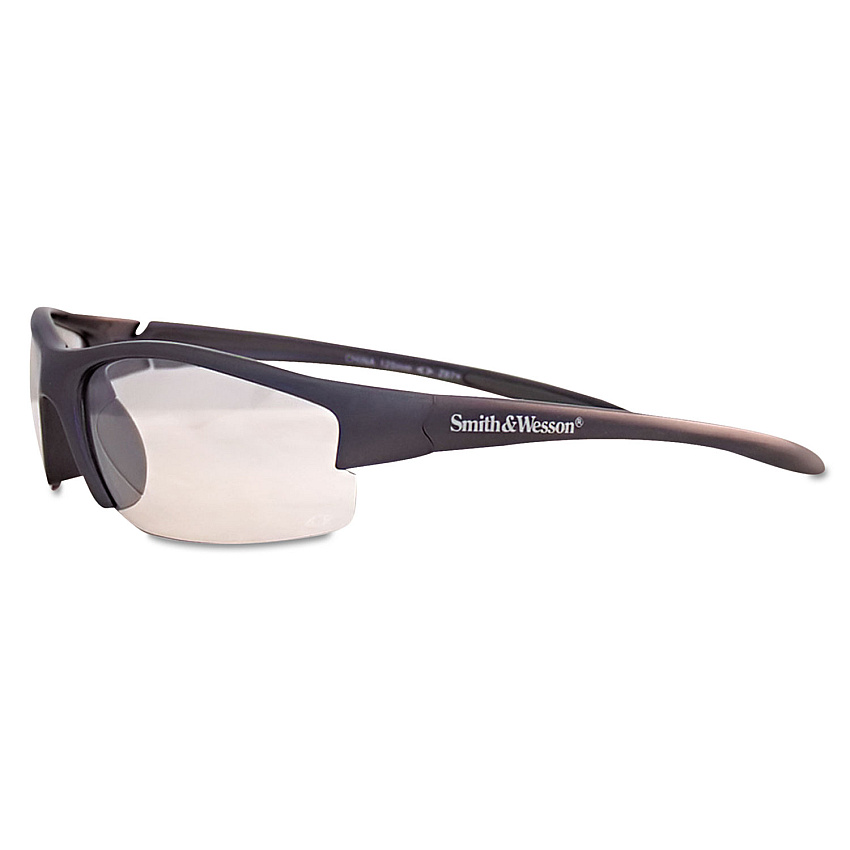 Smith & Wesson Equalizer Safety Glasses, Gunmetal Frame, Clear Lens (21294)