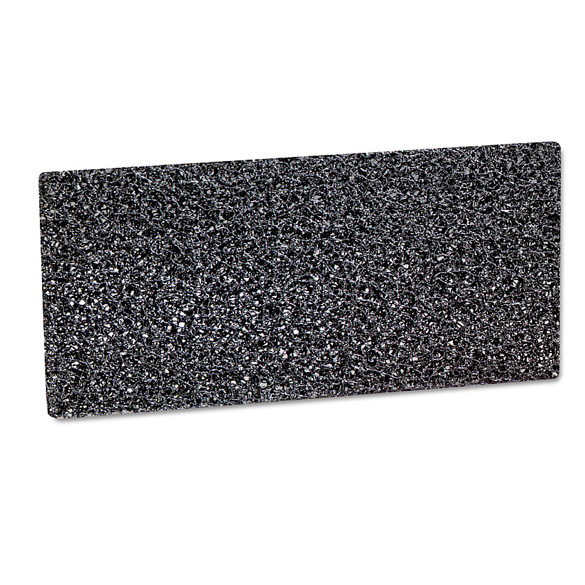 3M Doodlebug High-Productivity Stripping Pad, 4.63 x 10, Black, 10 Pads/Box, 4 Boxes/Carton (05241)