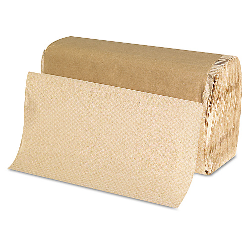 GEN&reg; Single Fold Paper Towels, 1-Ply, Brown, 4000 Towels (GEN1507)