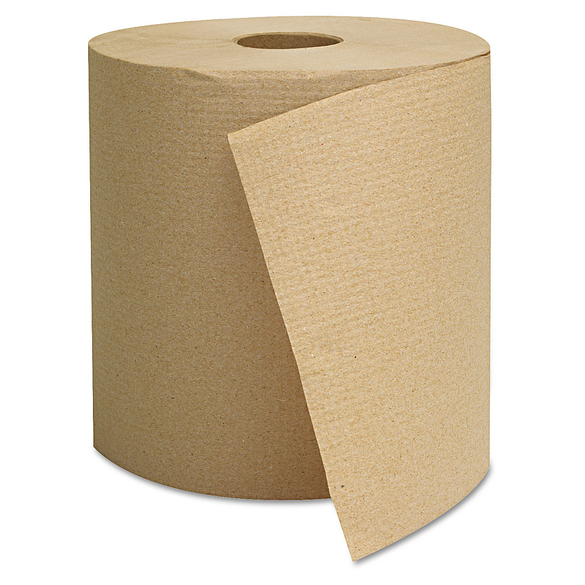 GEN&reg; Hardwound Paper Towels, Brown, 800-ft., 6 Rolls (GEN1825)