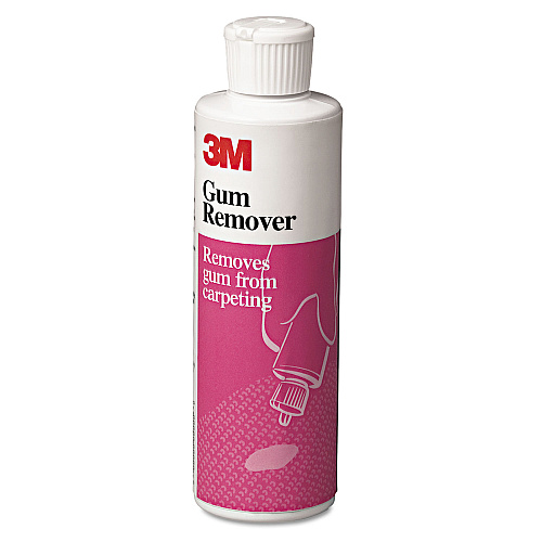3M Gum Remover, Orange Scent, Liquid, 8 oz. Bottle, 6/Carton Ready-To-Use - 8 fl oz (0.3 quart) - Disinfectant, Non-sticky, Residue-free, Rinse-free, Anti-resoiling - Clear - 6 / Carton (34854CT)