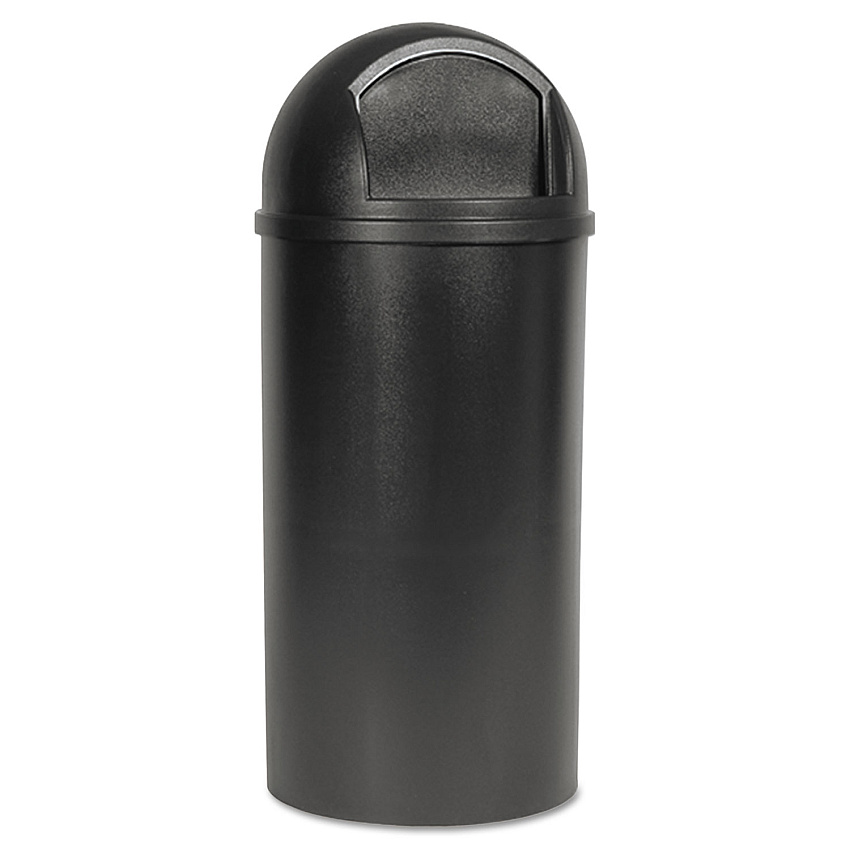 Rubbermaid Commercial Marshal Classic Container, 15 gal, Plastic, Brown (816088BRO)