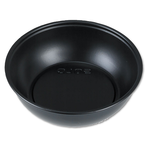 SOLO Polystyrene Portion Cups, 5.5 oz, Black, 250/Bag, 10 Bags/Carton (DSS50001)