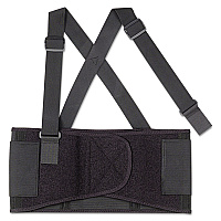 ergodyne ProFlex 1650 Economy Elastic Back Support Brace, Medium, 30" to 34" Waist, Black (11093)