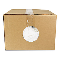 HOSPECO New Bleached White T-Shirt Rags, 25 Pounds/Bag (45525)