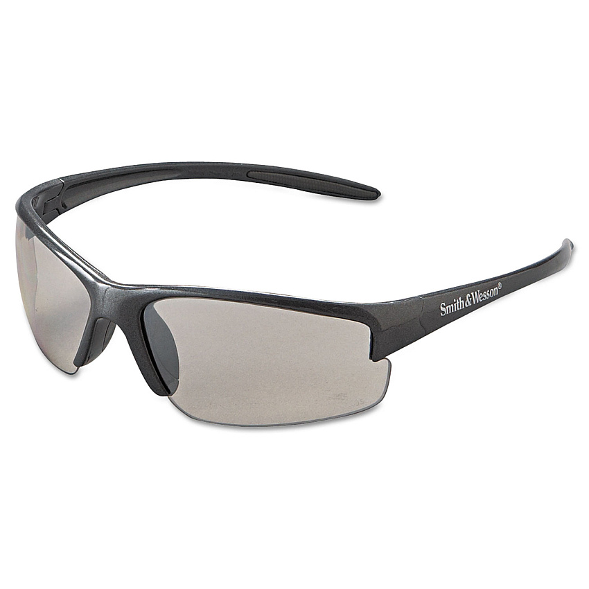 Smith & Wesson Equalizer Safety Eyewear, Gunmetal Frame, Indoor/Outdoor Lens (21298)