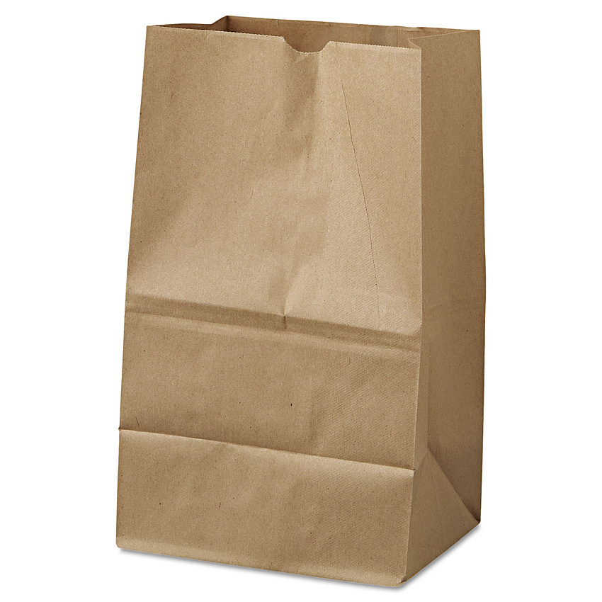 General Grocery Paper Bags, #20 Squat Size, 8.25" x 5.94" x 13.38", Natural, 500/Bundle (GK20S500)