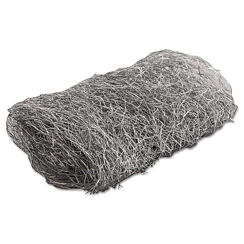 GMT Industrial-Quality Steel Wool Hand Pads, #4 Extra Coarse, Steel Gray, 16 Pads/Sleeve, 12 Sleeves/Carton (117007)
