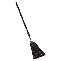Rubbermaid Commercial Lobby Pro Synthetic-Fill Broom, Synthetic Bristles, 37.5
