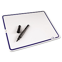 Quartet Boone Education Lap Board, 12" x 9", White Surface (B12900962A)