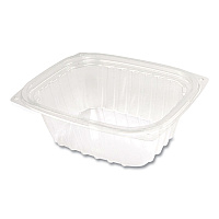 Dart ClearPac Containers, 12 oz, 4.9 x 5.9 x 2, Clear, Plastic, 63/Pack, 16 Packs/Carton (C12DER)
