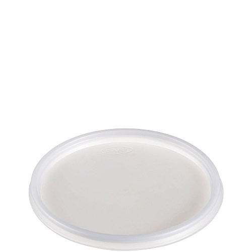 SOLO Non-Vented Cup Lids, Fits 5 oz to 16 oz Food Containers/30 oz to 32 oz Hot Cups, Plastic, Translucent, 100/Pack, 10 Packs/CT (20JLNV)